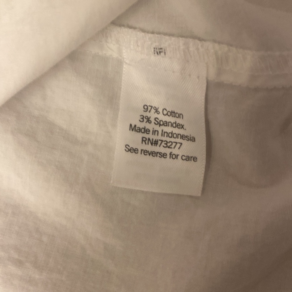 Crate & Barrel Shirt White LP - Picture 5 of 9